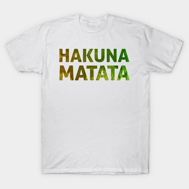 Hakuna Matata Inspired Silhouette T-Shirt by InspiredShadows